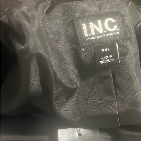 INC International Concept Black Velvet Social Holiday Blazer Jacket Coat XXL NWT - Picture 7 of 12